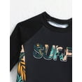 thumbnail image 5 of Sunnyoo Infant Boys Long Sleeve Rash Guard Shorts Swimsuit Swimwear, 2-Piece, Sizes 6M-3T, 5 of 5