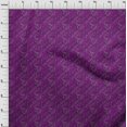 thumbnail image 4 of oneOone Polyester Spandex Purple Fabric Abstracts Craft Projects Decor Fabric Printed By The Yard 56 Inch Wide, 4 of 5
