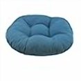 thumbnail image 2 of Blazing Needles 18" Footstool Twill Fabric Cushion-Eggshell, 2 of 2