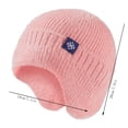 thumbnail image 3 of FhsagQ Hats Winter Hats for Men Cold Weather Large Women Hat Wide Sun Hats for Wedding Tea Party Fascinator Hat Use Winter Hats for Men Cold Weather Wool Winter Hats for Men Cold Weather Blue Blue L, 3 of 4