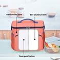 thumbnail image 4 of Cooler Bag Insulated Waterproof Portable Soft Sided Cooler Bag - Modern Picnic Lunch Bag - Foldable Soft Cooler Insulated and Leak Proof for Travel, Camping, Beach Picnic, Keeps Warm, Cold, 4 of 6