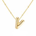 thumbnail image 4 of LYMAYTER Collier Pendentif Initial pour Femmes - Lettre Ballon, Ajustable-Cyclable, 4 of 7