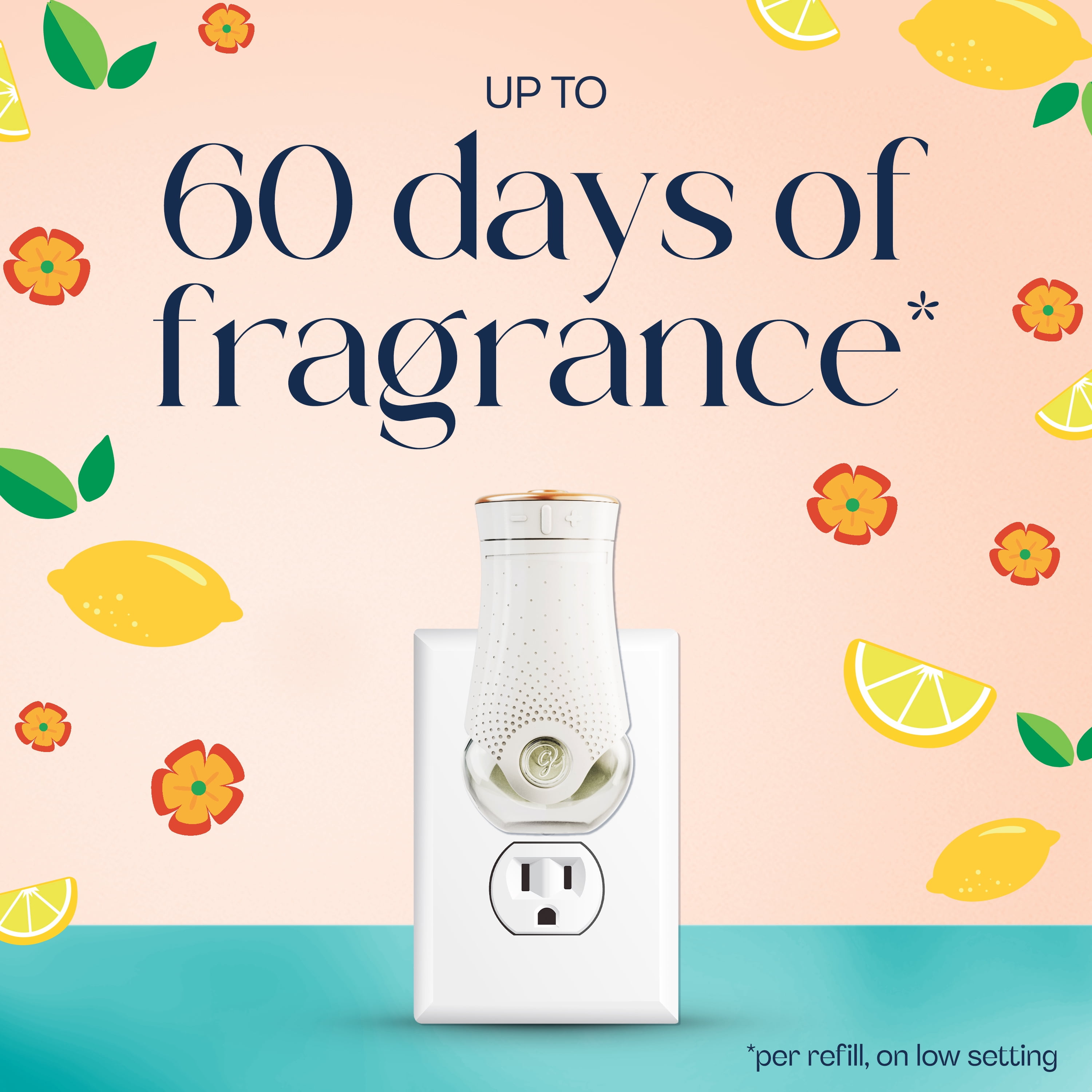 Glade Branchées® Huile parfumée Recharge, Zeste de citron et pavot