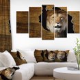 thumbnail image 3 of Design Art Tanzania Wildlife Map Design Canvas Print, 3 of 3