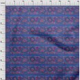thumbnail image 3 of oneOone Polyester Lycra Fabric Leaves & Floral Block Print Fabric By Yard 56 Inch Wide, 3 of 4