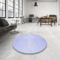 thumbnail image 4 of Ahgly Tapis d'Intérieur Lavable en Machine Carré Lavande Bleu, 5 Pieds Carré, 4 of 7