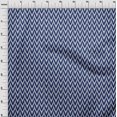 thumbnail image 3 of oneOone Cotton Poplin Fabric Chevron Ikat Print Fabric BTY 42 Inch Wide, 3 of 4