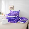 thumbnail image 5 of YST 7 Piece Tie Dye Bedding Set for Girls, Boho Purple Comforter Set, King, 5 of 5