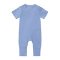 thumbnail image 3 of 2025 Combinaisons Mignonnes en Coton Pyjamas Sans Pieds à Fermeture Éclair Dormeur à Manches Courtes, 3 of 8
