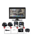 thumbnail image 1 of 7" AHD 4CH Truck Monitor BSD Recording DVR 1080P Car Rear View Camera Vehicle IPS Touch Screen Right Outside Speaker ,Clear Images, 1 of 7