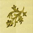 thumbnail image 1 of Ahgly Company Tapis d'Intérieur Lavable en Machine Carré Transitionnel Jaune Soleil, 5 Pieds Carré, 1 of 7