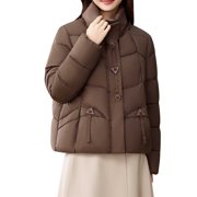 Lovzfmll Winter Clothing for Women, Puffer Short Casual Outerwear Quilted Jackets Winter Coats Outerwear Coats