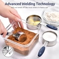 thumbnail image 2 of U-Taste 18/8 Stainless Steel Measuring Cups and Spoons Set: 12 Pieces Metal Stacking Kitchen Baking Cooking Food Measure Set 7 Cups 5 Spoons with Strengthened Weld Joints (Midnight Blue), 2 of 10