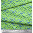 thumbnail image 2 of Soimoi polyester Crepe Fabric Scales Geometric Decor Fabric Printed Yard 52 Inch Wide, 2 of 3