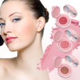 thumbnail image 3 of Coussin d'Air Hydratant en Poudre Blush Boue avec Puff Crème Blush Visage Doux L6o6, 3 of 7