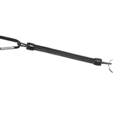 Lanière Rétractable de Pêche Accessoire en Plastique avec Mousqueton Outil de Sécurité de Pêche