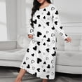 thumbnail image 4 of TopLLC Ensembles de Pyjama Ensembles de Détente pour Femmes, Vêtements de Nuit pour Femmes Pyjama Décontracté Long pour Femmes Tenue d'Intérieur Pyjamas Longues Chemises de Nuit, 4 of 4