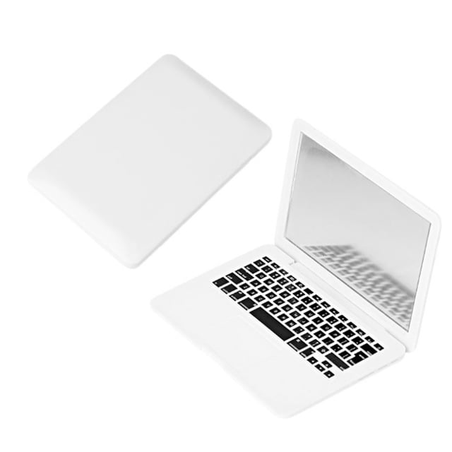 Amdohai Mini Pocket Laptop Mirror Computer Glass Women Girls Cute