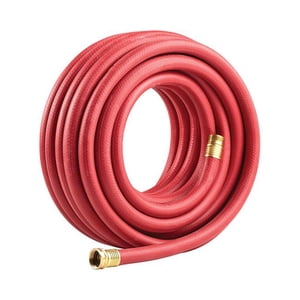 Gilmour Professional Grade 0.62” x 50’ Garden Hose, Red