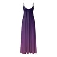 thumbnail image 4 of Kcodviy Robes Maxi pour Femmes Robes Portefeuille Été Sans Manches Boho Décontractées Robe Maxi Femmes Col en V Longues Robes Femmes Décontractées Été Robe de Plage pour Vacances, 4 of 5