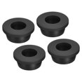 thumbnail image 1 of Unique Bargains Support à Oeillets en Caoutchouc Dia 1-1/32 Pieds (26mm) Rond Type T pour Protection de Fil, Lot de 4, 1 of 5