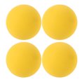 thumbnail image 1 of 4pcs Yellow Rubber Balls Rebound Rate High Highly Visible Sports Balls For Sports Ball Game Practice Training, 1 of 8