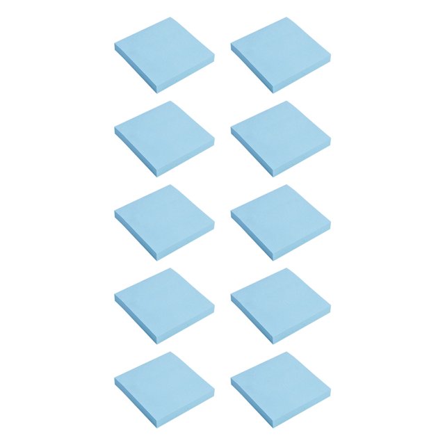 Pop Up Sticky Notes, 3x3 Self-Stick Notes, Blue Color 10 Pads, 100 Sheets/Pad, Mini Rectangular Sticky Notes, Self Stick Pads, Sticky Notes for Teachers, Teacher Notes, Teacher Organization Supplies