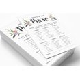 thumbnail image 3 of Inkdotpot 50-PackFloralWhats In Your Purse Bridal ShowerGameWedding Shower Bachelorette Party Bulk ActivityGameCards, 3 of 7