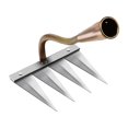 thumbnail image 2 of 2Pcs ing Hoe Rake Harrow Garden Flower Beds Planting Seeding for Industry Tilling Vegetable Backyard Digging Chopping Brass 4 Brass 5, 2 of 8