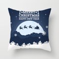 thumbnail image 1 of Jusqu'à 65 % de Rabais SMihono Housse de Coussin de Décoration Intérieure Imprimé de Noël Taie d'Oreiller Housses de Coussin Décoratif, 1 of 2
