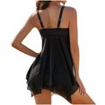 thumbnail image 3 of DPTALR Robe de Bain à Bretelles pour Femmes Ensemble Bikini Deux Pièces Tenues de Vacances d'Été Plage Piscine, 3 of 4