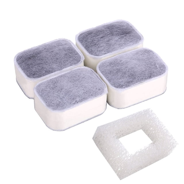 Easy Operated Water Fountain Replacement, 1Pcs Foam Filters 4Pcs Premium Cotton Easy To Store Fountain Filters, Bathroom For Home
