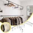 thumbnail image 2 of TIELUTT Functional Windproof Sock Clip Clothesline with 10 Clips Portable Folding Sock Rack Underwear Saw Horses Folding an Fitting Vise Utility Clips for Keys Clamp Lights for Workshop Workmate 425, 2 of 7