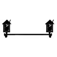 thumbnail image 1 of Village Wrought Iron TB-256-S Outhouse - Towel Bar Small, 1 of 3