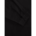 thumbnail image 4 of FOCUSNORM Men's Long Sleeve T-Shirt Loose Fit Tops Solid Color Blouse, 4 of 9