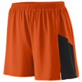 thumbnail image 1 of 335A Adult Sprint Short - Orange & Black, 2X, 1 of 1
