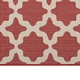 thumbnail image 4 of Modway Cerelia Moroccan Trellis 8 x 10 Foot Indoor & Outdoor Rug, Red/Beige, 4 of 9