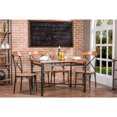 thumbnail image 1 of Baxton Studio Broxburn Light Brown Wood & Metal 5-Piece Dining Set, 1 of 2
