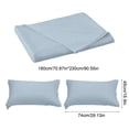 thumbnail image 3 of Birdeem Queen Size Sheet Set 3 Piece, 100% Polyester Bed Sheets with Pillowcases, Wrinkle Resistant & Easy Care Solid Color Bedding, Soft Breathable Sheets for Comfortable Sleep, 3 of 9