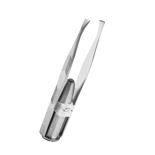 Dvkptbk Eyebrow clip LED Light Eyebrow Clip Hair Removal Tweezers Lashes Extension Tools Tweezers with Light Womens Face Razors Household Eyebrow Clip Travel
