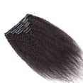 thumbnail image 3 of Double Weft Afro Kinky Curly Full Head Clip in Human Hair Extensions For Women, 3 of 6