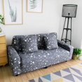 thumbnail image 2 of Sofa Covers Stretch Slipcovers Couch Cover Furniture Protector 4 seat, Dark Grey, 2 of 7