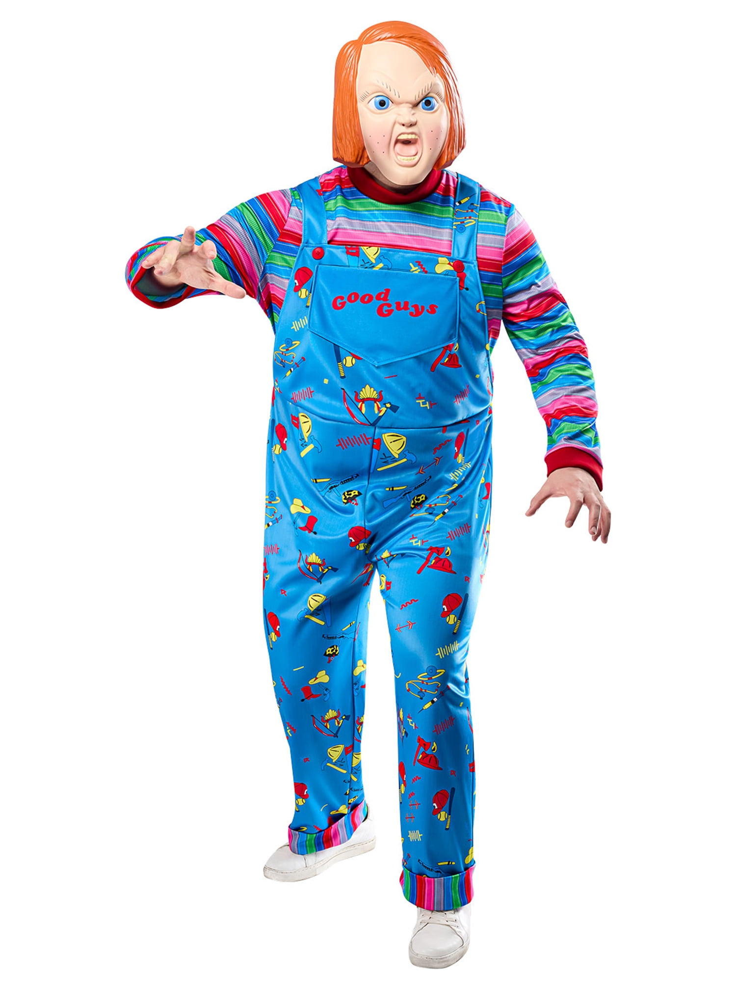 Child's Play 2 Chucky Costume for Adults by Rubies, Men's