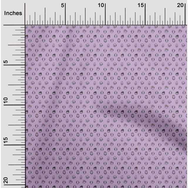 oneOone Silk Tabby Light Purple Fabric Owl Bird Sewing Material Print Fabric By The Yard 42 Inch Wide