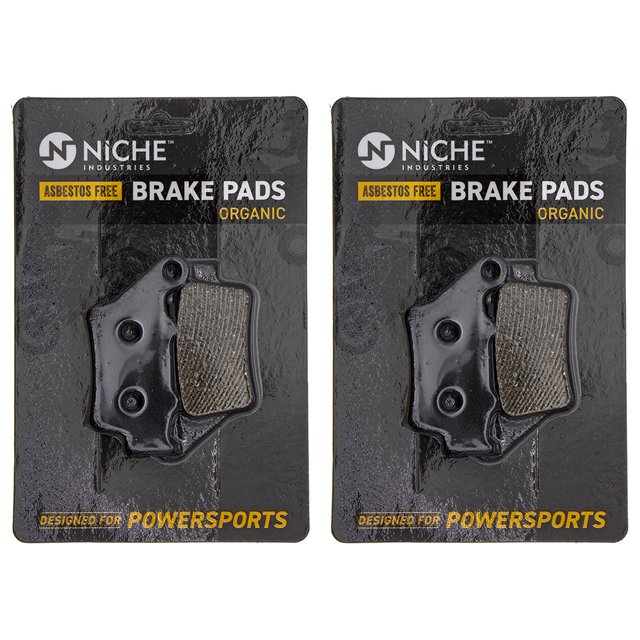 Niche Rear Brake Pad Set for KTM 1125 Organic Motorcycle 2 Pack 519-KPA2557D