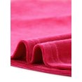 thumbnail image 5 of INSPIRE CHIC Chemise à Manches Longues pour Femme Col Montant en Velours Extensible Col Roulé Blouse Basique Hauts Rose Vif P, 5 of 5