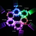 thumbnail image 3 of 3M/9.8FT 30 LED Fairy Starry Copper Wire String Battery Operated Powered IP65 Water Resistance Extra Flexible Bendable Light Strip for Holiday Christmas Xmas Halloween Festival Decorations, 3 of 8