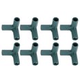 thumbnail image 2 of LAFGUR 8Pcs 3-Way Plant Support Connectors Plastic Garden Climbing Stake Joint Gree, 2 of 8