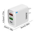 thumbnail image 3 of US Standard 200W Multi Port Fast Charger with 1 USB-C and 2 USB-A Ports for Phones Tablets Laptops, 3 of 6