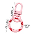 thumbnail image 2 of EGNMCR Tools&Home Improvement Candy-Colored Donut Keychains Spring Hook And Door Knob Combo With Colorful Enamel Coating Candy Colored Donut Buckles, 2 of 5